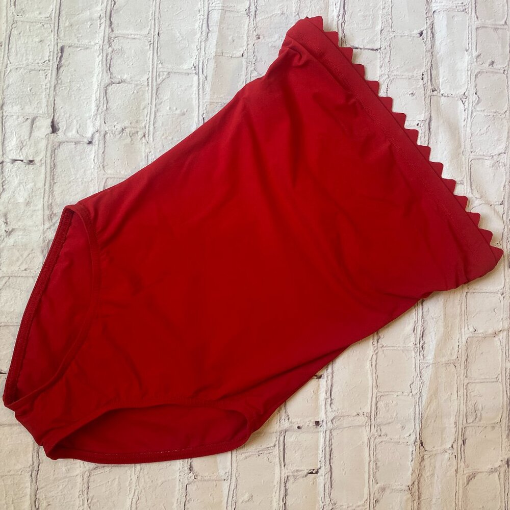 Elegant Red Women's One Piece Swimsuit